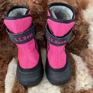 Pink LL Bean Winter Boots